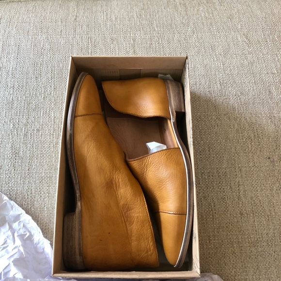 COPY - Like new Free People leather Royale Flats canary - Picture 6 of 8